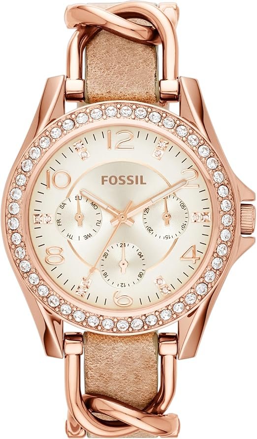 Fossil Women's Riley Stainless Steel Multifunction Watch