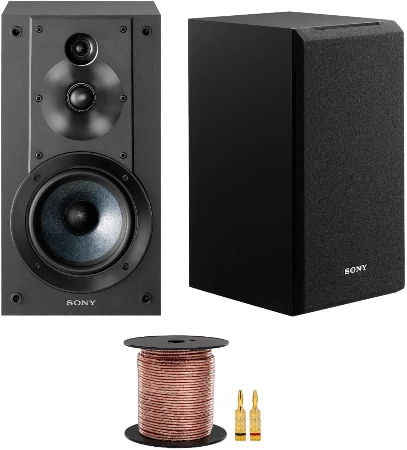 Sony SSCS5 3-Way 3-Driver Bookshelf Speaker System